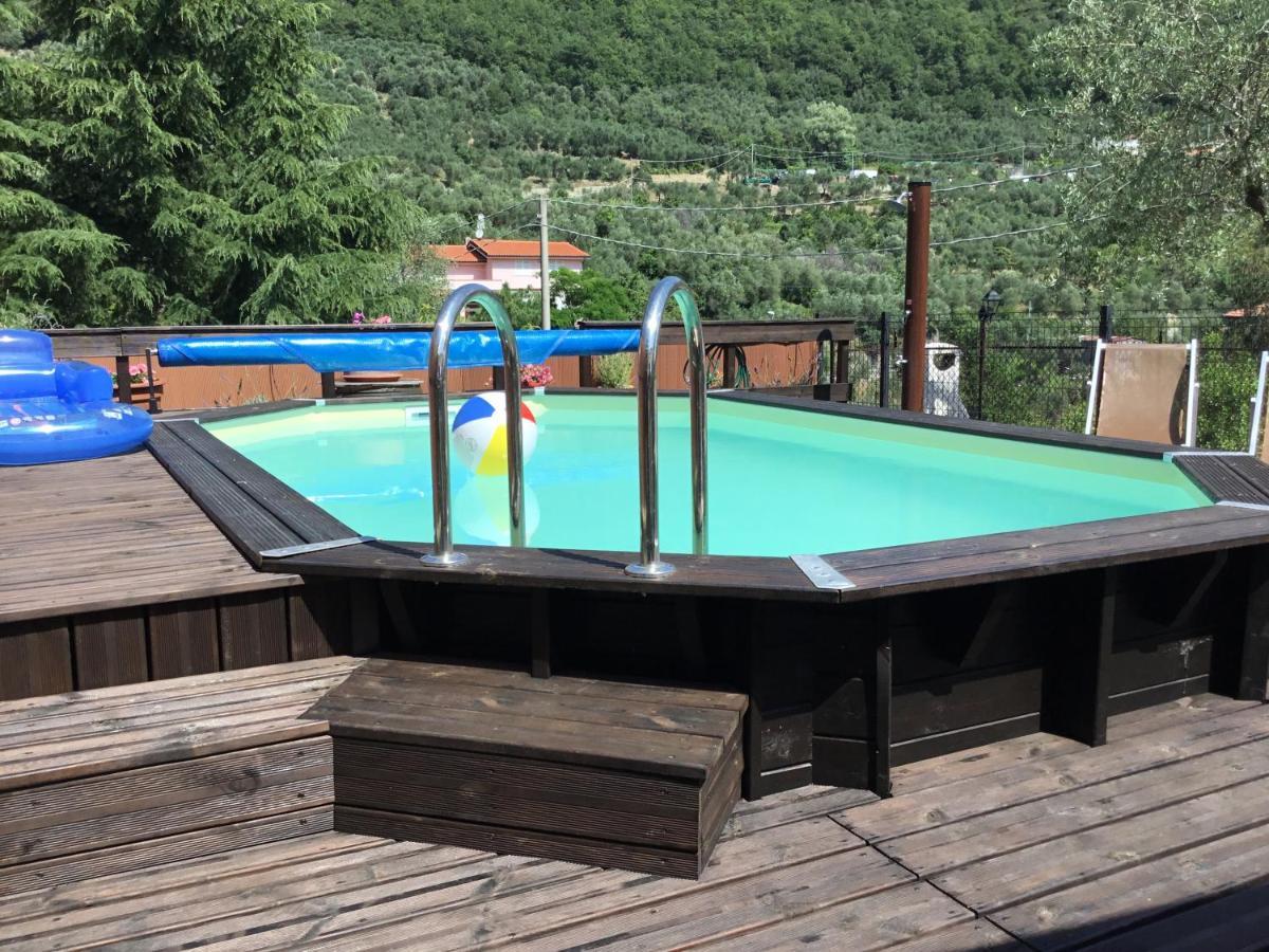 Casa Ginni Con Piscina E Giardino Caravonica Exteriör bild