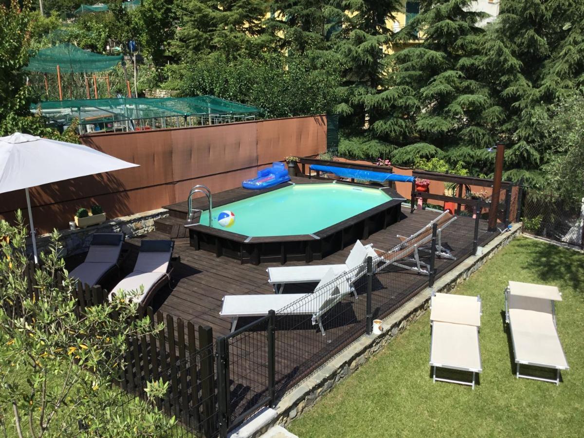 Casa Ginni Con Piscina E Giardino Caravonica Exteriör bild