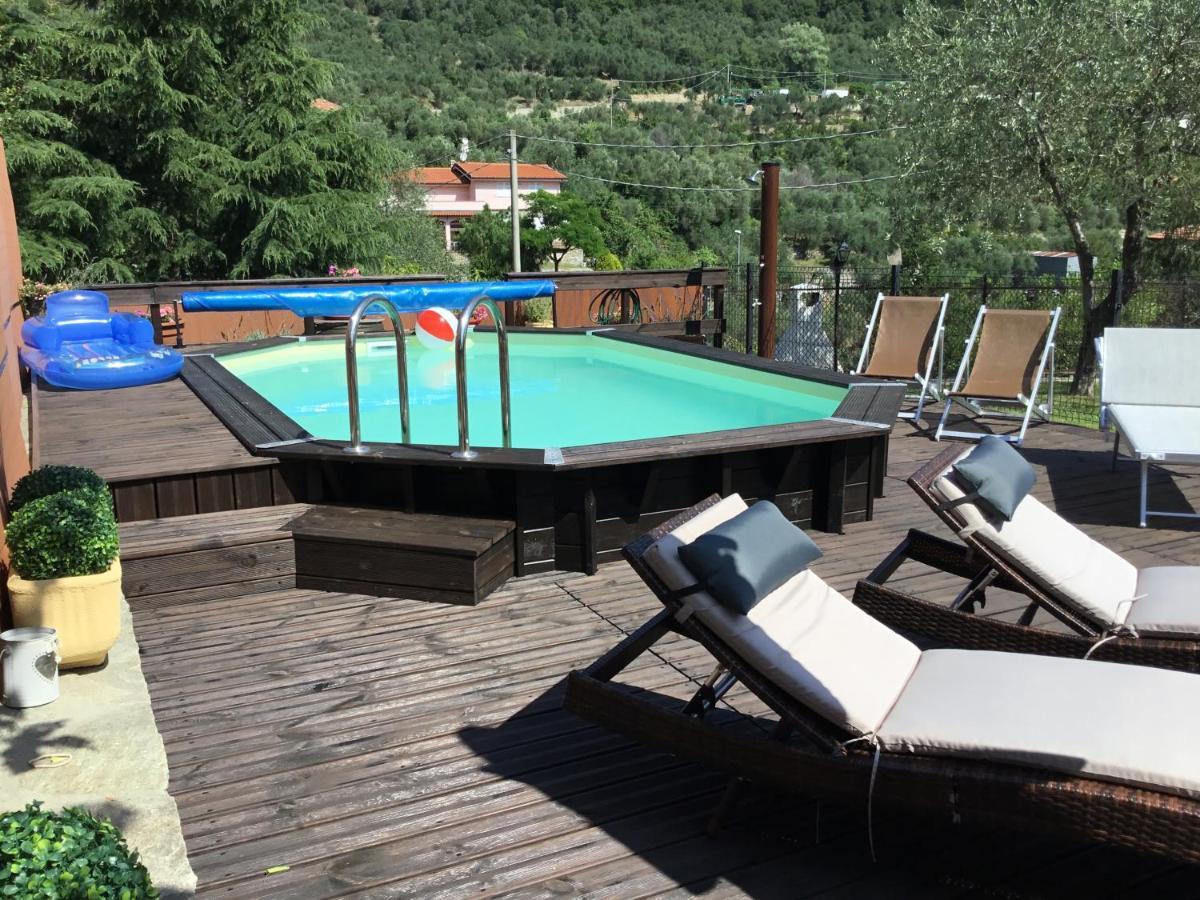 Casa Ginni Con Piscina E Giardino Caravonica Exteriör bild